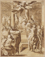 B 009
<br/>
Christus geneest de lamme in Bethesda
<br/>
<em>Vaga, Perino del (Pietro Buonaccorsi) (1500/01-1547) - kopie naar</em>